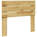 vidaXL Tête de lit 100 cm bois massif de chêne