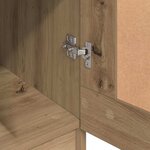 vidaXL Armoire Chêne artisan 82 5 x 51 5 x 180 cm Bois d'ingénierie