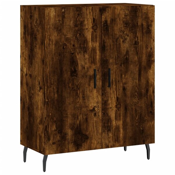 vidaXL Buffet chêne fumé 69 5x34x90 cm bois d'ingénierie