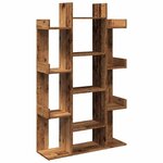 vidaXL Bibliothèque vieux bois 86x25 5x140 cm bois d'ingénierie