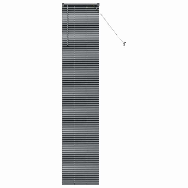 vidaXL Store de Fenêtre Gris foncé 80 x 130 cm Aluminium