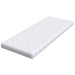 vidaXL Matelas Blanc 160 x 80 cm Mousse