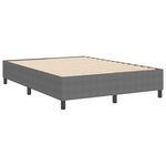 vidaXL Cadre de lit plateforme Gris clair 160 x 200 cm