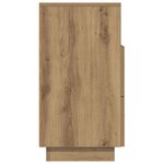 vidaXL Tables de chevet 2 Pièces et 2 tiroirs chêne artisanal 36x36x68 cm