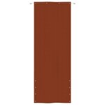 vidaXL Écran de balcon Terre cuite 80x240 cm Tissu Oxford