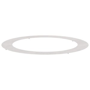 vidaXL adapté pour anneau d'arbre plat Argent Ø90 / 120 cm