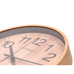 Q-connect horloge murale - Plastique - Diamètre 25 7 cm - Bois