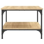 vidaXL Table basse chêne sonoma 55x55x40 cm bois d'ingénierie