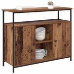vidaXL Buffet Bois Ancien 100 x 35 x 80 cm Bois d'ingénierie