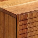 vidaXL Buffet avec étagère Marron 60 x 33 x 75 cm Bois d'acacia massif