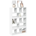 vidaXL Bibliothèque blanc 100x33x156 5 cm bois d'ingénierie