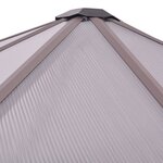 vidaXL Serre en aluminium 240x211x232 cm