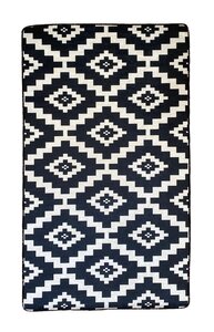 Tapis de salon Black&White 120 x 180 cm - Blanc