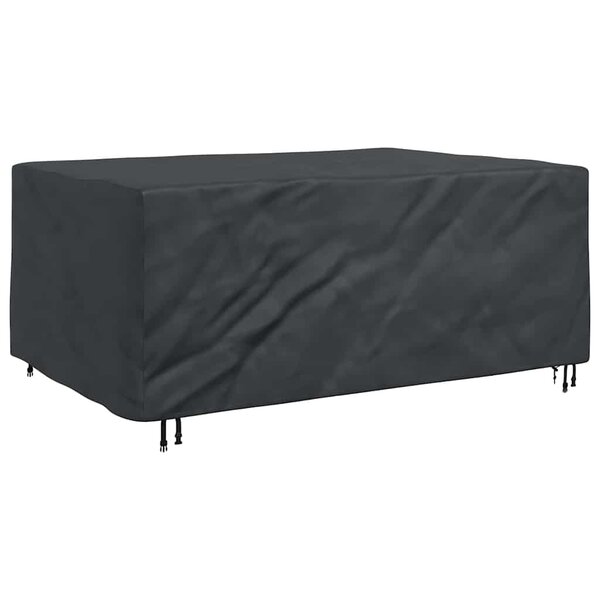 vidaXL Housse pour mobilier d'extérieur Noir 230 x 165 x 80 cm 210D