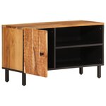 vidaXL Meuble TV 80x33x46 cm bois d'acacia massif