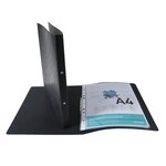 Classeur à anneaux en carton  mécanisme 2 anneaux  Noir EXACOMPTA