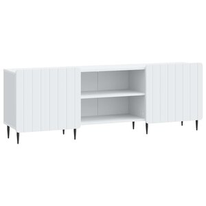 vidaXL Meuble TV Blanc 150 x 31 x 52 cm Bois d'ingénierie