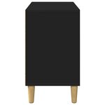 vidaXL Maison pour chat Noir 51 x 30 x 52 cm Bois d'ingénierie