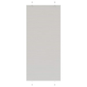 vidaXL Store plissé gris clair 90x200 cm largeur du tissu 89 4 cm