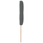 vidaXL Tête de Lit LED avec des lumières à LED Gris foncé 200 cm tissu