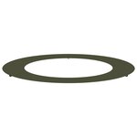 vidaXL Pot en métal vert olive Métal Grand Pot Rond Minimaliste