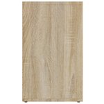 vidaXL Armoires à chaussures 2 Pièces Chêne Sonoma 52 5x30x50 cm