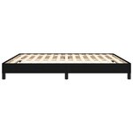 vidaXL Cadre de lit sans matelas noir 180x200 cm tissu