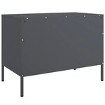 vidaXL Meubles TV 2 Pièces anthracite 68x39x50 5 cm acier