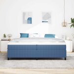 vidaXL Cadre de lit plateforme Bleu 200 x 200 cm