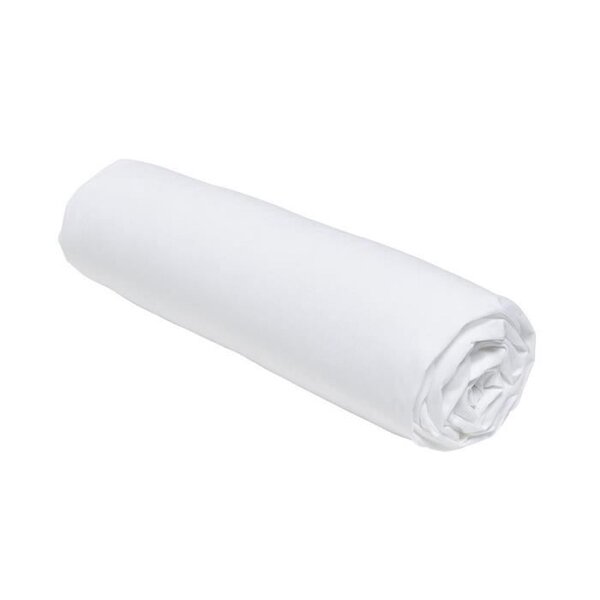 Drap housse - 140 x 200+30 cm uni - Craie