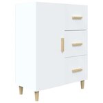 vidaXL Buffet blanc 69 5x34x90 cm bois d'ingénierie
