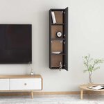 vidaXL Meubles TV 2 Pièces Gris 30 5x30x60 cm Bois d’ingénierie