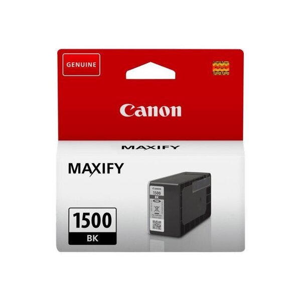 Cartouche Jet d'encre Originale PGI-1500 BK noir CANON