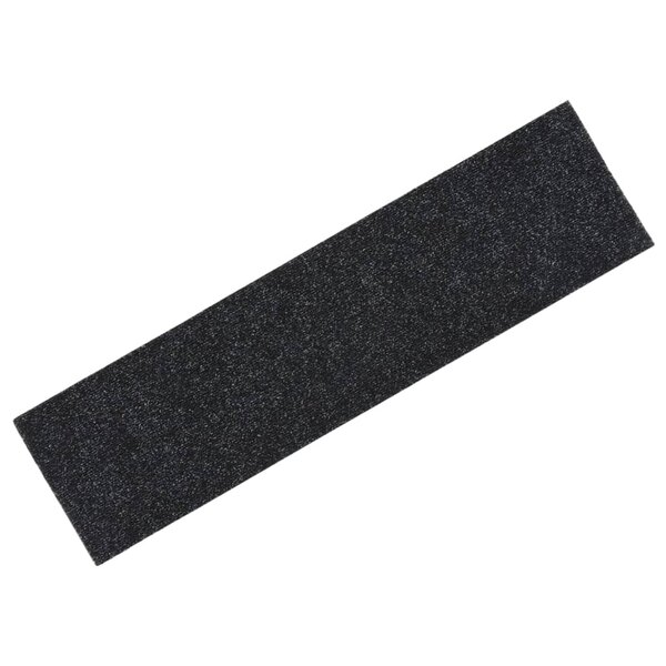 vidaXL Tapis d'escalier autocollants 15 pièces 76 x 20 cm Noir Rectangulaire