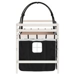 vidaXL Lit mezzanine enfants avec tunnel sans matelas 80x200 cm