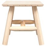 vidaXL Table d'appoint 49x49x50 cm bois massif d'épicéa