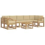 vidaXL Ensemble de canapés d'extérieur 6 pc
