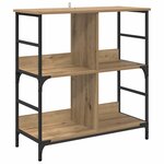 vidaXL Étagère chêne artisanal 78.5 x 33 x 82 cm Bois d'ingénierie