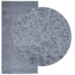 vidaXL Tapis shaggy PAMPLONA poils longs moderne bleu 100x200 cm