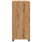 vidaXL Armoire à roulettes chêne artisanal 55x40x91 cm bois ingénierie
