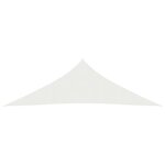 vidaXL Voile d'ombrage 160 g/m² Blanc 4x4x5 8 m PEHD