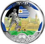 Monnaie URUGUAY FIFA World Cup Champions Metal 50 Cents Solomon Islands 2026