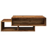 vidaXL Table basse vieux bois 105x55x32 cm bois d'ingénierie