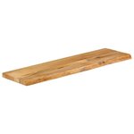 vidaXL Dessus de table à bord vivant 120x30x3 8cm bois massif manguier