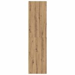 vidaXL Armoire avec étagère chêne artisanal Bois d'ingénierie