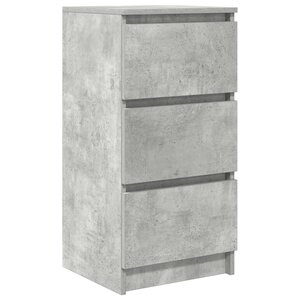 vidaXL Buffet gris béton 37 5x35x76 cm bois d'ingénierie