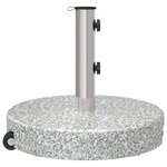 vidaXL Pied de parasol Gris 45 x 45 x 37.5 cm Granite
