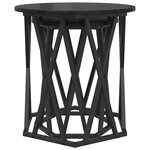 Tables d'appoint vidaXL 2 Pièces en bois noir stratifié