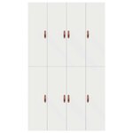 vidaXL Cadre de lit avec rangement avec stockage Blanc 120 x 200 cm
