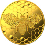 Monnaie GOLD BEE 1/10 Oz Or 25$ Niue 2026 (PRÉCOMMANDE)
